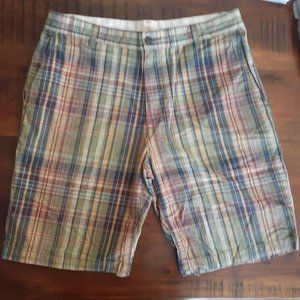 Dockers Plaid Shorts, Men's 34, M